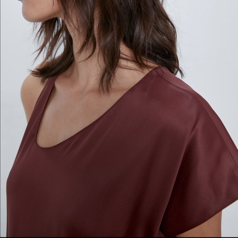 ZARA Asymmetric Midi Dress - Picture 3 of 7